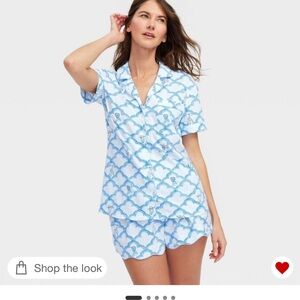 Roller Rabbit X Target Blue Pajama Set